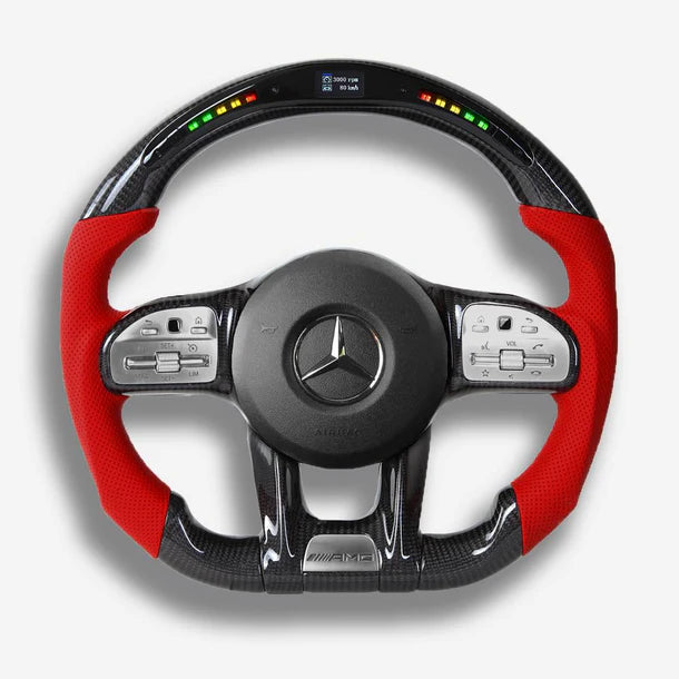 Custom Carbon Fiber AMG Steering Wheel for Mercedes Benz (All Models 2010-2022)
