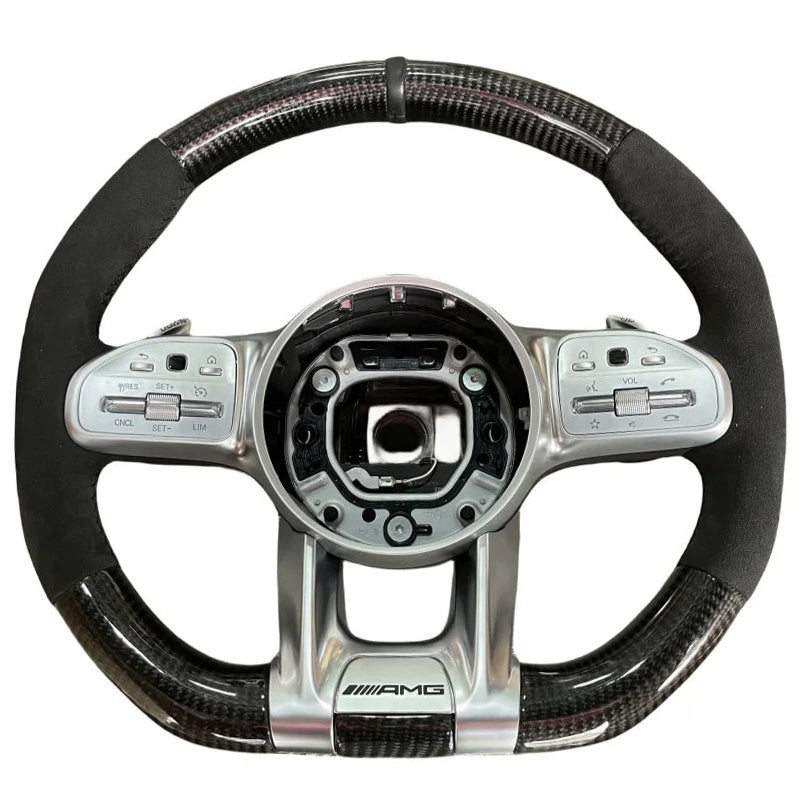 Custom Carbon Fiber AMG Steering Wheel for Mercedes Benz (All Models 2010-2022)