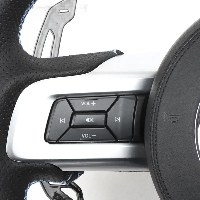 Custom Carbon Fiber Steering Wheel for Ford Mustang 2015-2022