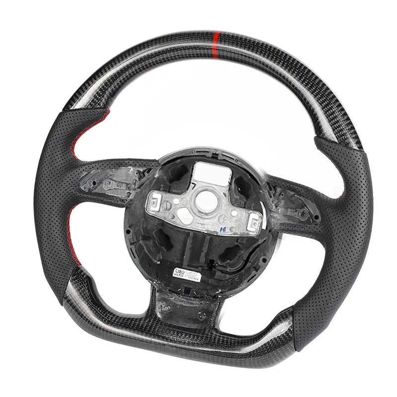 A/S/RS Style 1st Gen Custom Carbon Fiber Steering Wheel for Audi A / S / RS / Q / TT / R8