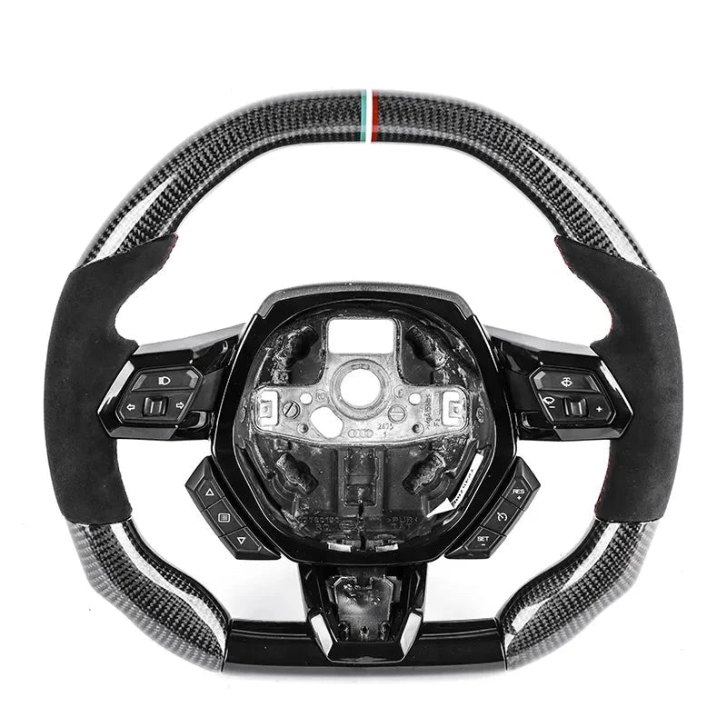 Custom Carbon Fiber Steering Wheel for Lamborghini Hurácan 2014+