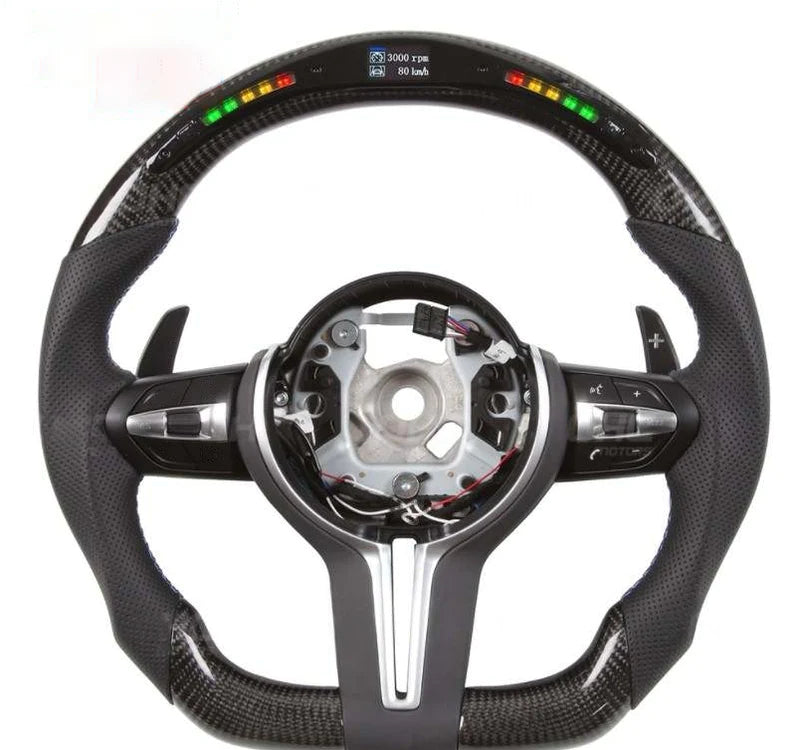 Custom Carbon Fiber Steering Wheel for BMW F Chassis