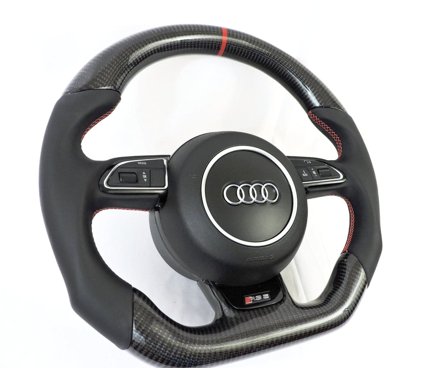 A/S/RS Style 1st Gen Custom Carbon Fiber Steering Wheel for Audi A / S / RS / Q / TT / R8