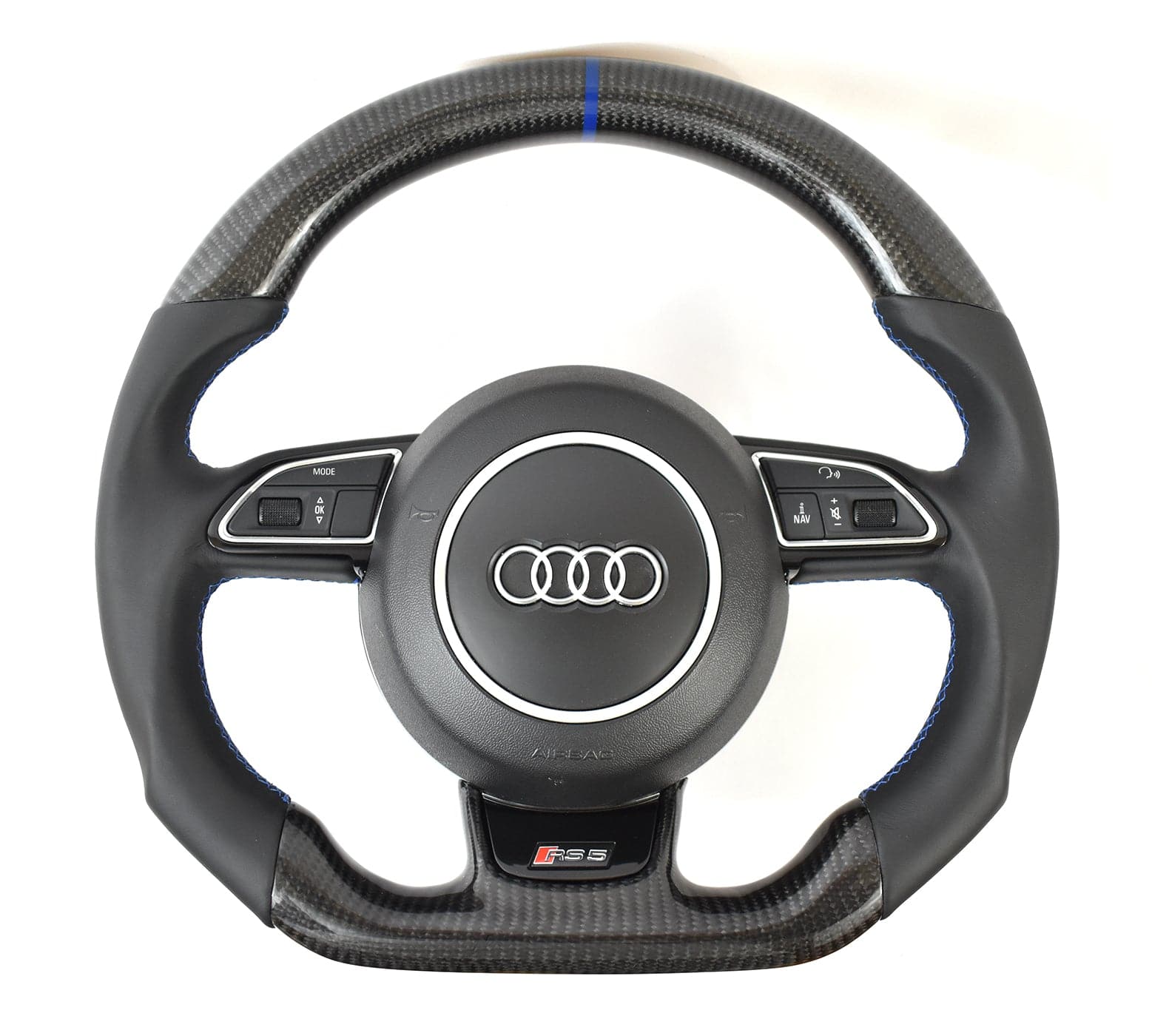 A/S/RS Style 1st Gen Custom Carbon Fiber Steering Wheel for Audi A / S / RS / Q / TT / R8