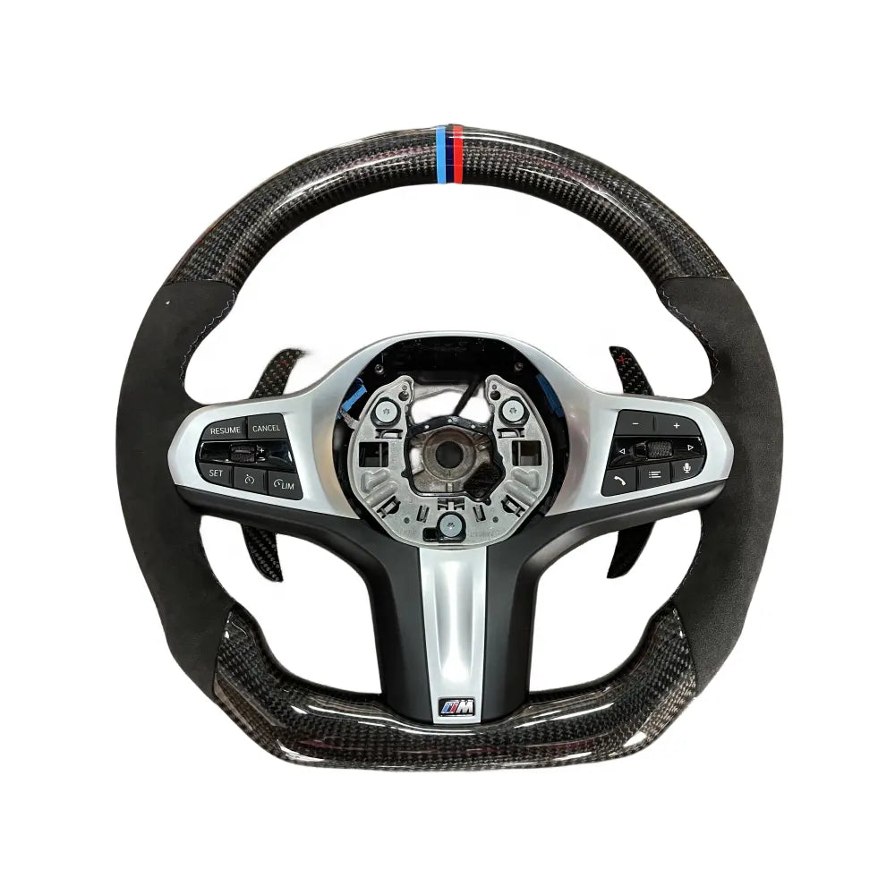 Custom LED Carbon Fiber Steering Wheel for BMW G Chassis