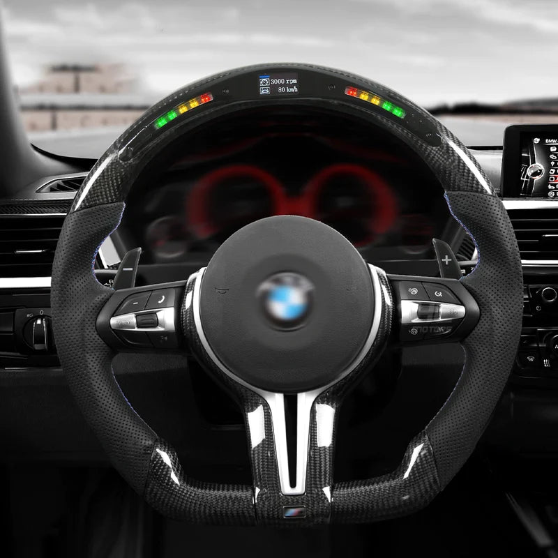 Custom Carbon Fiber Steering Wheel for BMW F Chassis