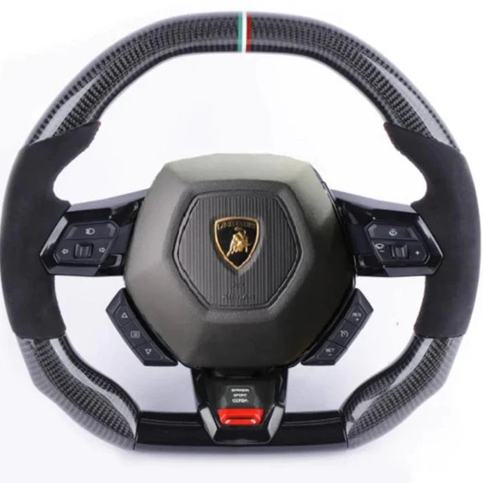 Custom Carbon Fiber Steering Wheel for Lamborghini Hurácan 2014+