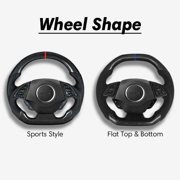 Custom Carbon Fiber Steering Wheel for Chevrolet Camaro