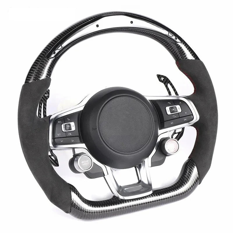 Custom Carbon Fiber Steering Wheel for Volkswagen GTI / Golf R Mk7 / Mk7.5 2014+