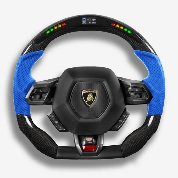 Custom Carbon Fiber Steering Wheel for Lamborghini Hurácan 2014+