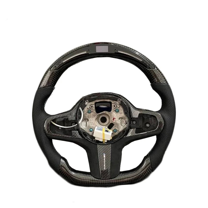 Custom LED Carbon Fiber Steering Wheel for BMW G Chassis