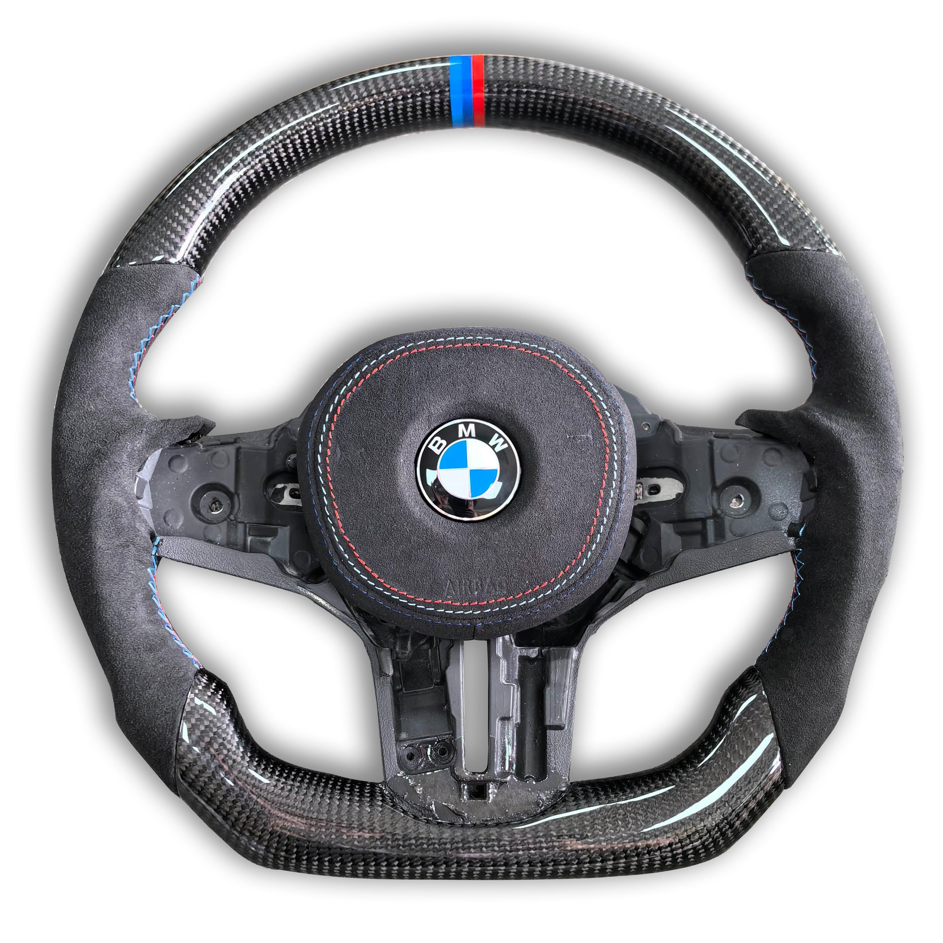 Custom LED Carbon Fiber Steering Wheel for BMW G Chassis