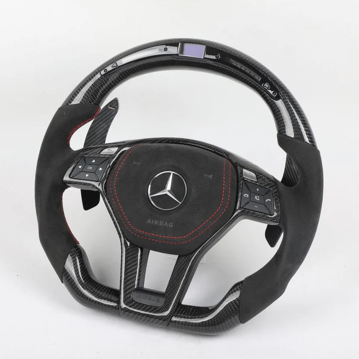 Custom Carbon Fiber AMG Style W204 / W212 C-E Class Steering Wheel for Mercedes Benz (All Models 2010-2018)