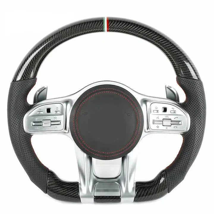 Custom Carbon Fiber AMG Steering Wheel for Mercedes Benz (All Models 2010-2022)