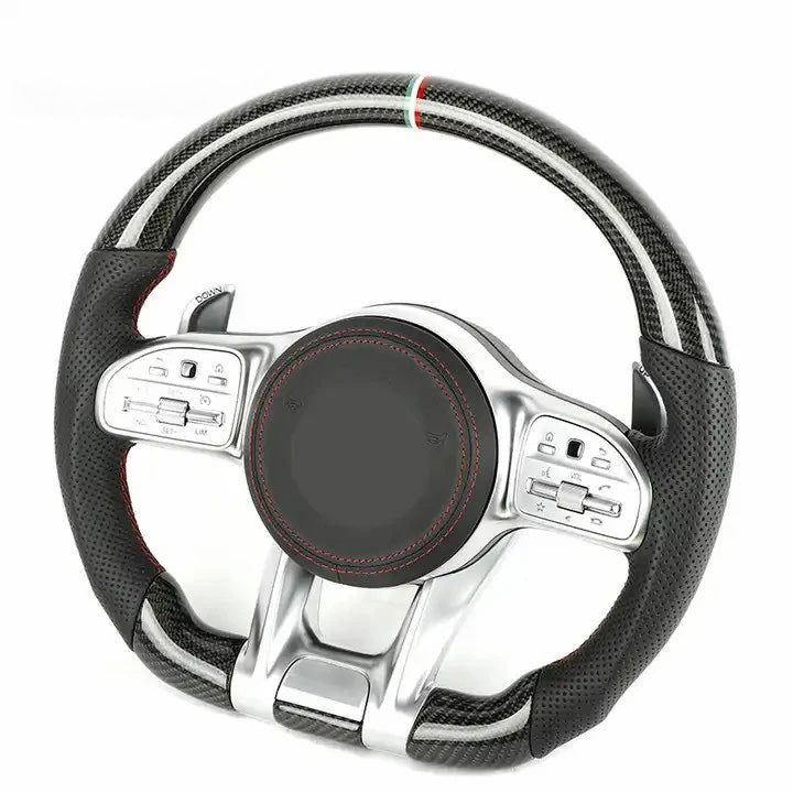 Custom Carbon Fiber AMG Steering Wheel for Mercedes Benz (All Models 2010-2022)