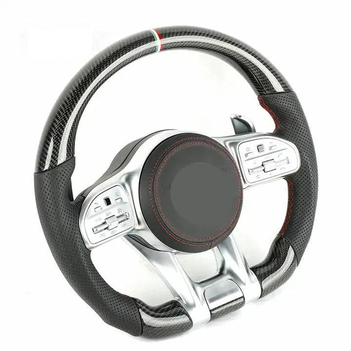 Custom Carbon Fiber AMG Steering Wheel for Mercedes Benz (All Models 2010-2022)