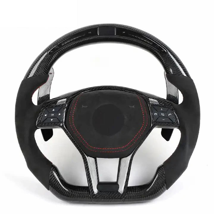 Custom Carbon Fiber AMG Style W204 / W212 C-E Class Steering Wheel for Mercedes Benz (All Models 2010-2018)