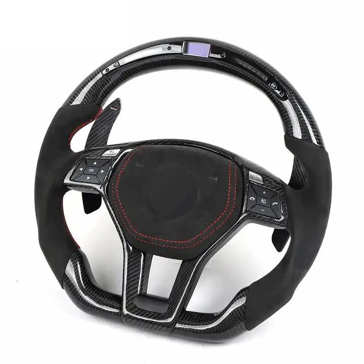 Custom Carbon Fiber AMG Style W204 / W212 C-E Class Steering Wheel for Mercedes Benz (All Models 2010-2018)