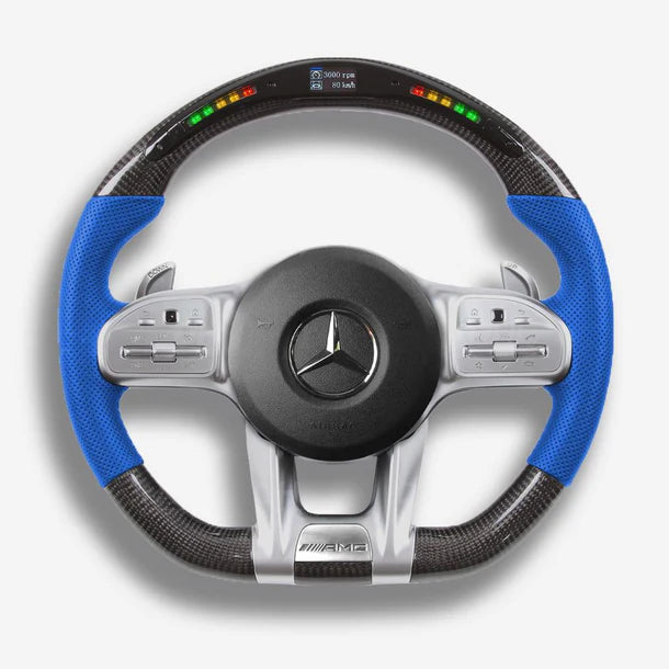 Custom Carbon Fiber AMG Steering Wheel for Mercedes Benz (All Models 2010-2022)