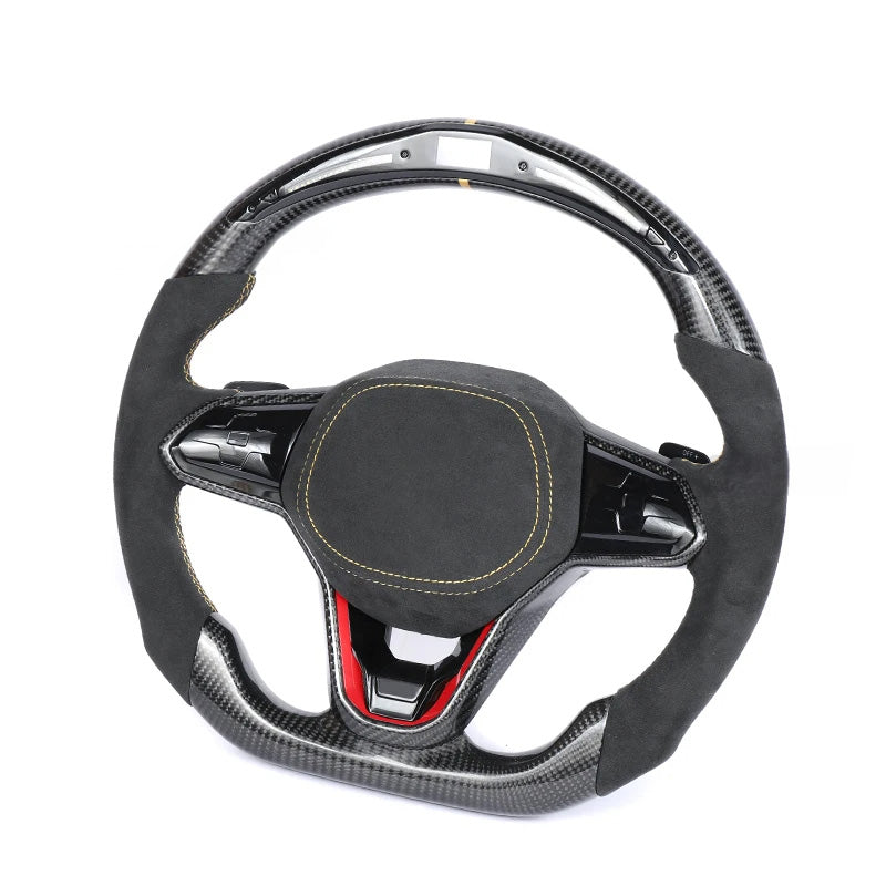 Custom Carbon Fiber Steering Wheel for Volkswagen VW Golf GTI MK8