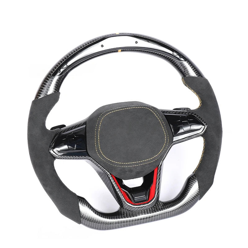 Custom Carbon Fiber Steering Wheel for Volkswagen VW Golf GTI MK8