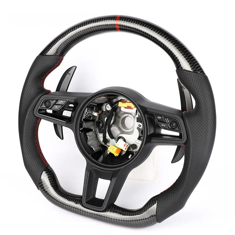 Custom Carbon Fiber Steering Wheel for Porsche Cayenne / 911 / Boxster / Panamera