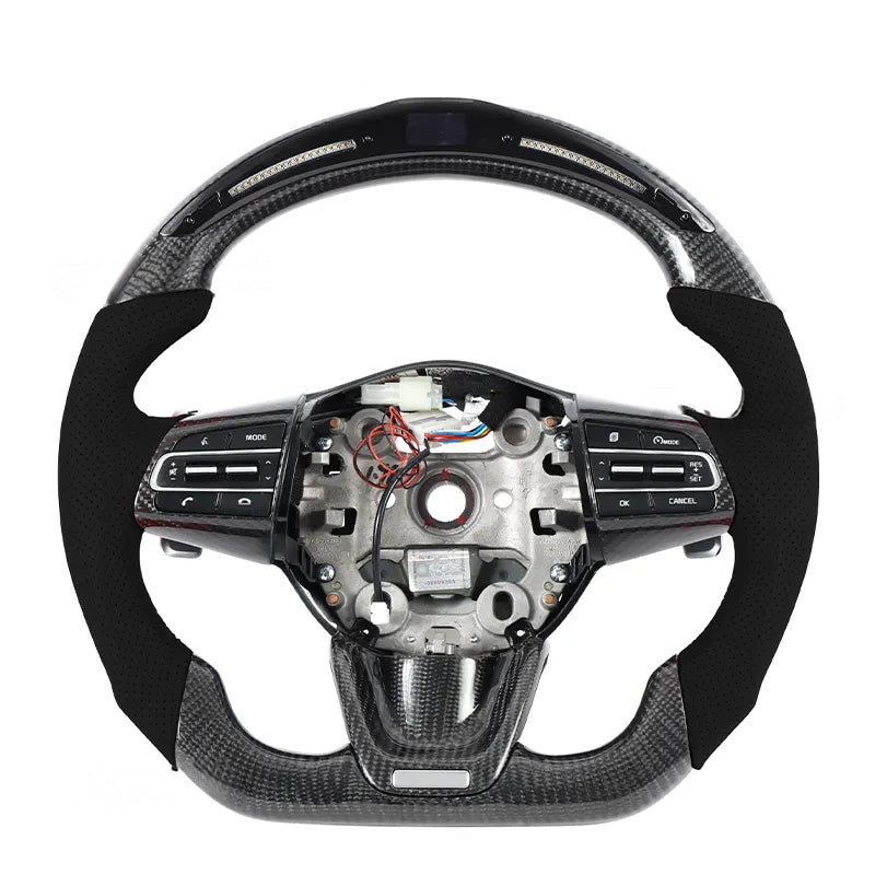 Custom Carbon Fiber Steering Wheel for Kia Stinger