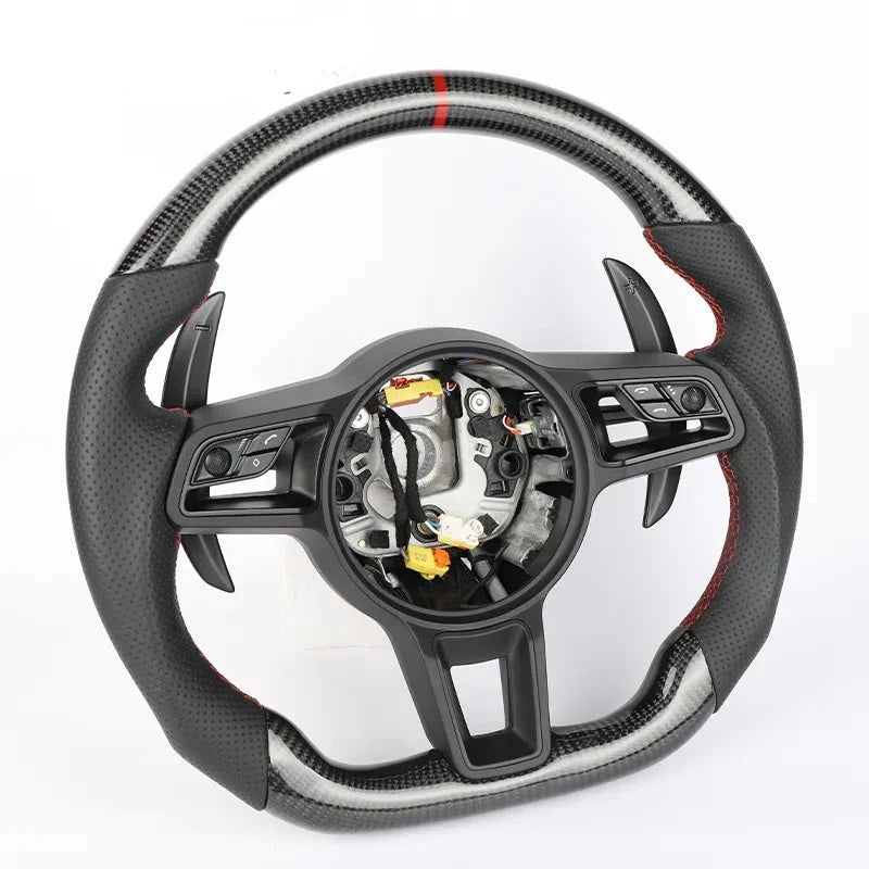 Custom Carbon Fiber Steering Wheel for Porsche Cayenne / 911 / Boxster / Panamera