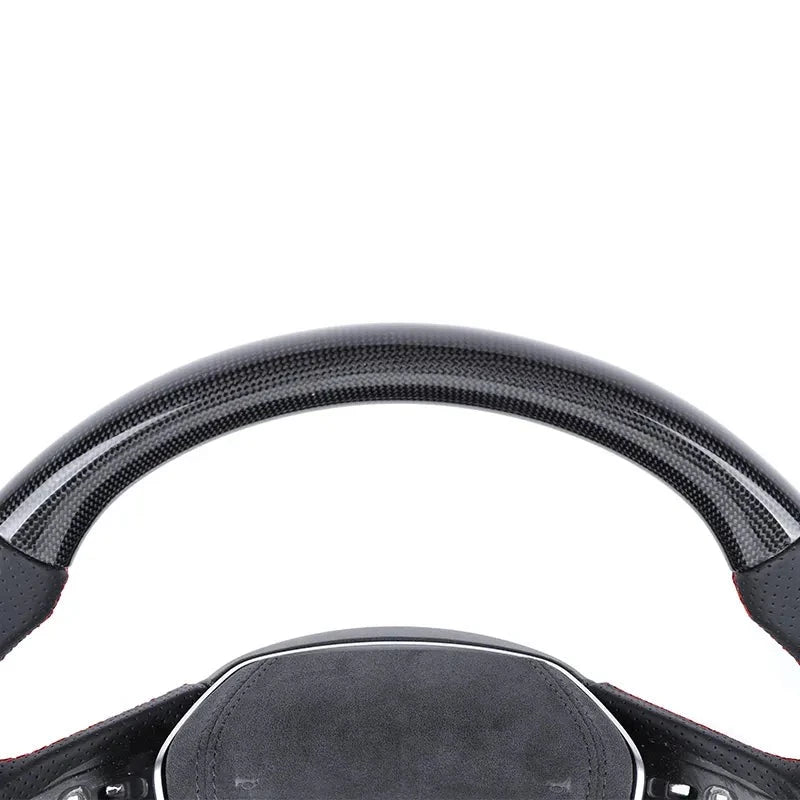 Custom RS6 Style Carbon Fiber Steering Wheel for Audi A / S / RS