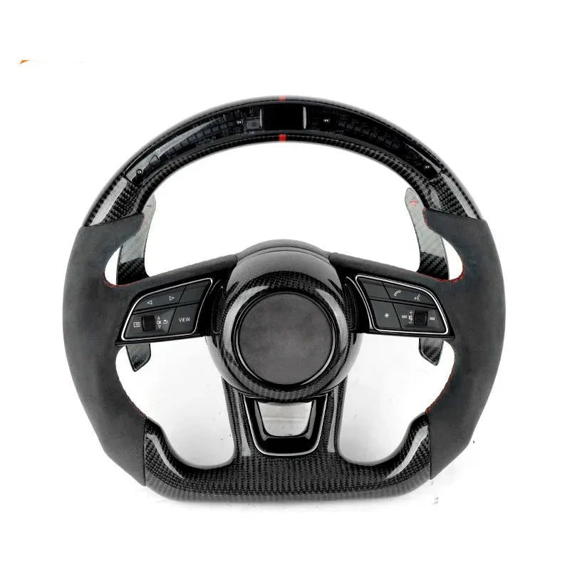 RS Style Custom Carbon Fiber Steering Wheel for Audi A / S / RS / Q / TT / R8