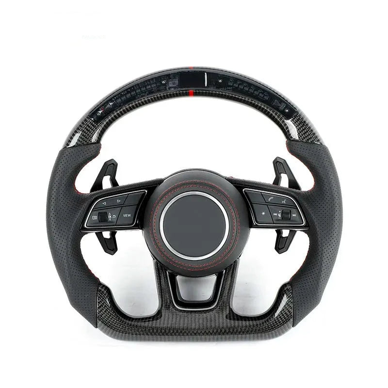 RS Style Custom Carbon Fiber Steering Wheel for Audi A / S / RS / Q / TT / R8