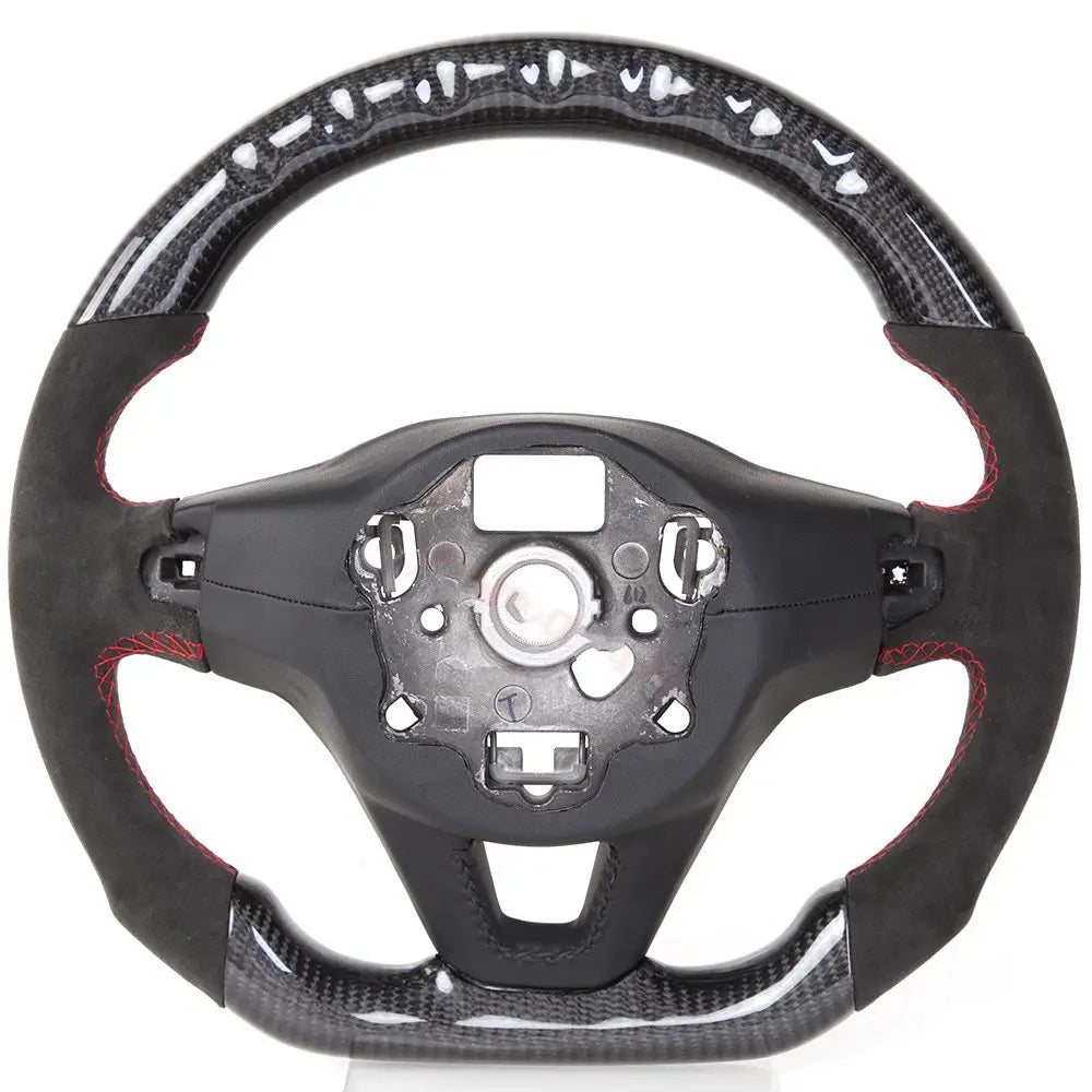 Custom Carbon Fiber Steering Wheel for Volkswagen VW Golf GTI MK8